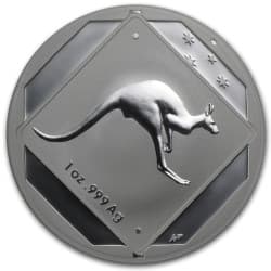 Stříbrná mince 1 Oz Australian Road Sign Series Kangaroo 2013