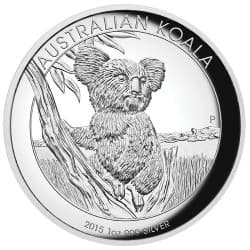 Stříbrná mince 1 Oz Koala 2015 High Relief + Proof