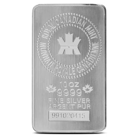 Stříbrný slitek 10 Oz Royal Canadian Mint