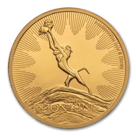 Zlatá mince 1 Oz Disney Lion King 2020