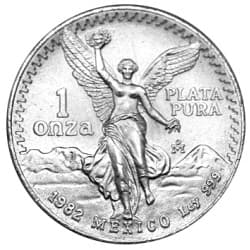 Stříbrná mince 1 Oz Mexican Libertad 1982