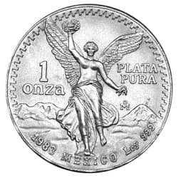Stříbrná mince 1 Oz Mexican Libertad 1983