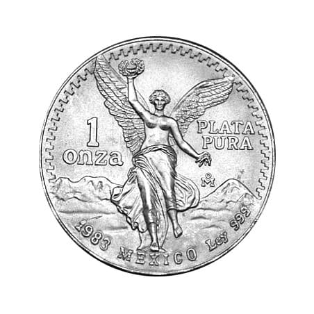 Stříbrná mince 1 Oz Mexican Libertad 1983
