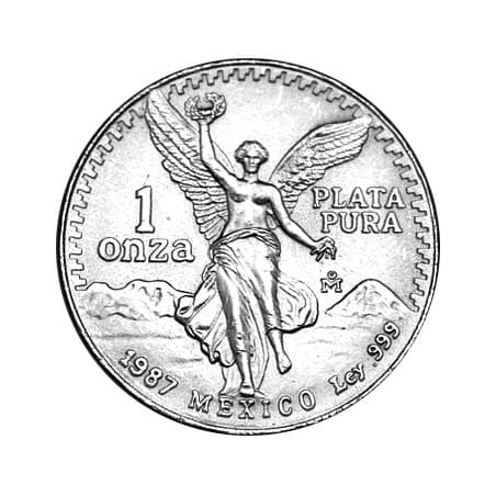 Stříbrná mince 1 Oz Mexican Libertad 1987
