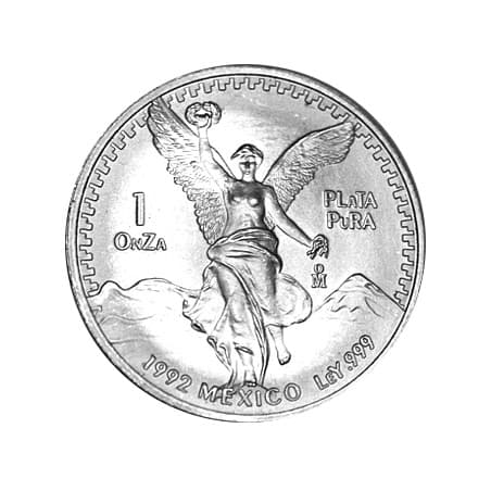 Stříbrná mince 1 Oz Mexican Libertad 1992