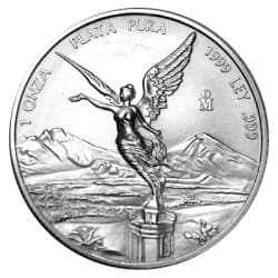 Stříbrná mince 1 Oz Mexican Libertad 1999