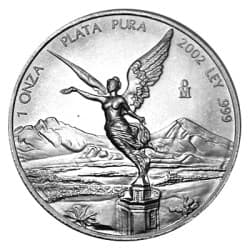 Stříbrná mince 1 Oz Mexican Libertad 2002