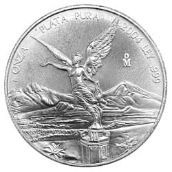 Stříbrná mince 1 Oz Mexican Libertad 2004