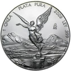 Stříbrná mince 1 Oz Mexican Libertad 2009