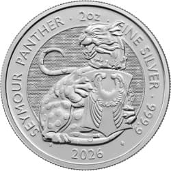 Stříbrná mince 2 Oz The Tudor Beasts Seymour Panther 2026