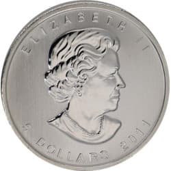 Stříbrná mince 1 Oz Maple Leaf 2011