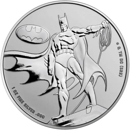 Stříbrná mince 1 Oz Batman DC Comics 2023 BU