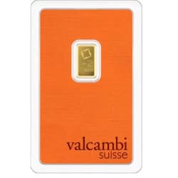 Zlatý slitek 0,5 g Valcambi