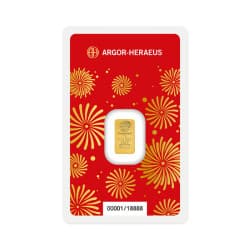 Zlatý slitek 1 g Argor Heraeus Lunar Series III Year of the Horse 2026