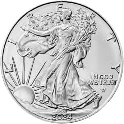 Stříbrná mince 1 Oz American Eagle 2024