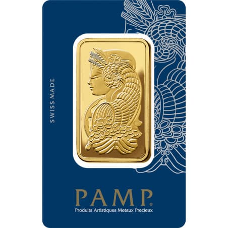 Zlatý slitek 100 g PAMP