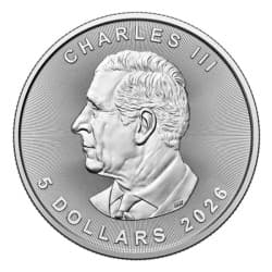 Stříbrná mince 1 Oz Maple Leaf 2026