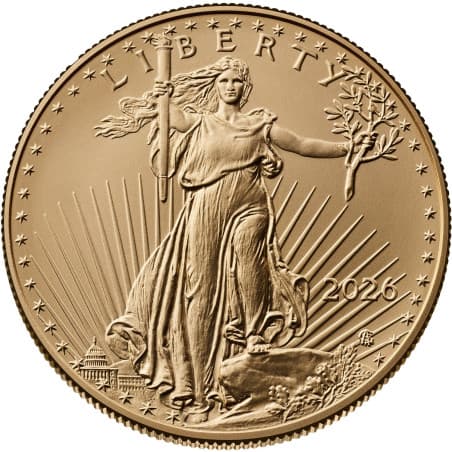 Zlatá mince 1/10 Oz American Eagle 2026