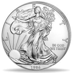 Stříbrná mince 1 Oz American Eagle 1986