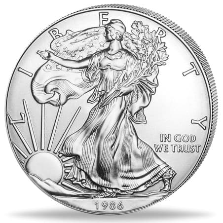 Stříbrná mince 1 Oz American Eagle 1986