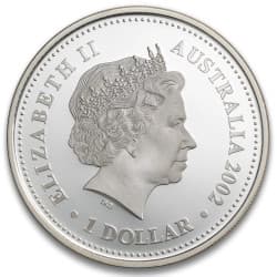 Stříbrná mince 1 Oz The Queens Golden Jubilee 2002 Proof