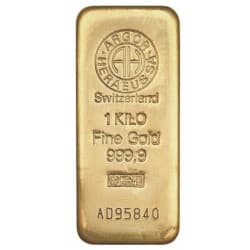 Zlatý slitek 1 Kg Argor Heraeus