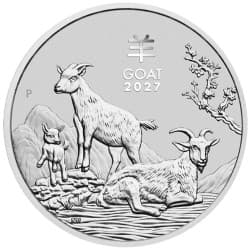 Stříbrná mince 1 Kg Lunar Series III Year of the Goat 2027