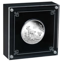 Stříbrná mince 1 Oz Lunar Series III Year of the Goat 2027 Proof
