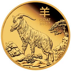 Zlatá mince 1 Oz  Lunar Series III Year of the Goat 2027 Proof