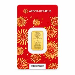 Zlatý slitek 5 g Argor Heraeus Lunar Series III Year of the Horse 2026