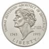 Stříbrná mince 1 Dollar Birth of Thomas Jefferson - 1993