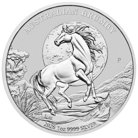 Stříbrná mince 1 Oz Australian Brumby Horse 2026
