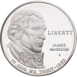 Stříbrná mince 1 Dollar Bill of Rights - 1993 Proof