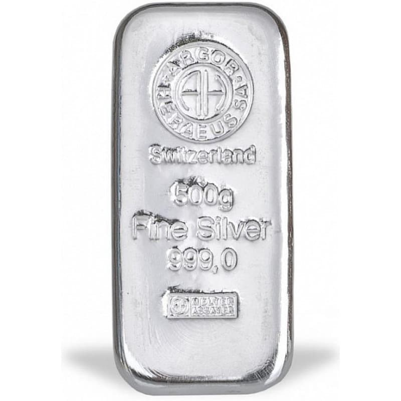 Stříbrný slitek 500 g Argor Heraeus