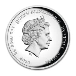 Stříbrná mince 1 Oz James Bond 007 (2021) Zlaceno