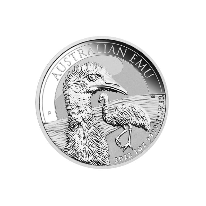 Stříbrná mince 1 Oz Emu 2022