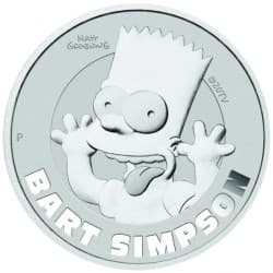Stříbrná mince 1 Oz Bart Simpson 2022