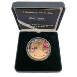Stříbrná mince 1 Oz American Eagle Spirit Animal Series The Butterfly 2021
