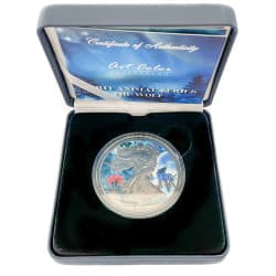 Stříbrná mince 1 Oz American Eagle Spirit Animal Series The Wolf 2021