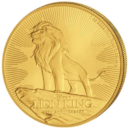 Zlatá mince 1 Oz Disney Lion King 2019
