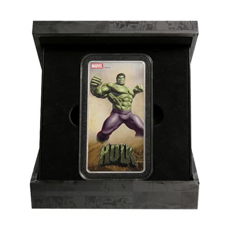 Stříbrný slitek 1 Kg Marvel Hulk 2021