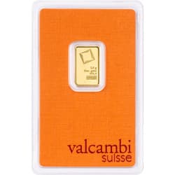 Zlatý slitek 2,5 g Valcambi