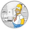 Stříbrná mince 1/2 Oz Homer Simpson 2020 Kolorováno