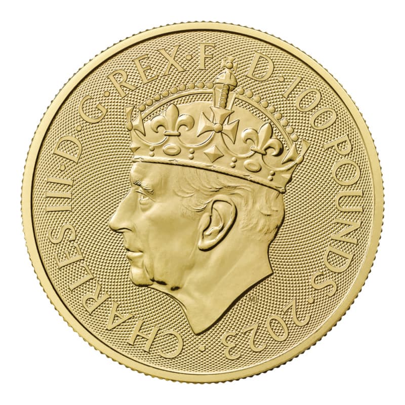Zlatá mince 1 Oz Britannia 2023 Korunovace King Charles III