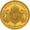 Zlatá mince 10 Korun Maďarsko různé roky (1892-1915)