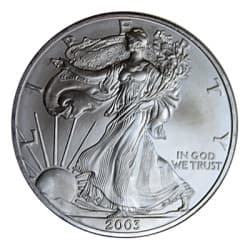 Stříbrná mince 1 Oz American Eagle 2003