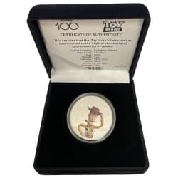 Stříbrná mince 1 Oz 100 Years of Wonder Příběh Hraček 2023 Proof Kolorováno