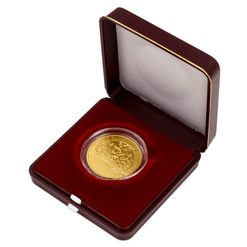 Zlatá mince 5000 Kč 1/2 Oz Městská památková rezervace Litoměřice 2022 BK
