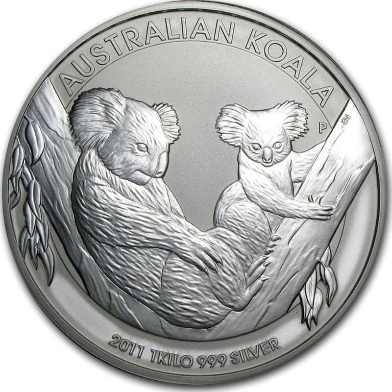Stříbrná mince 1 Kg Koala 2011