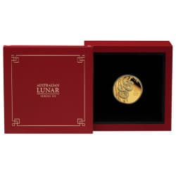 Zlatá mince 1/4 Oz Lunar Series III Year of the Snake 2025 Proof